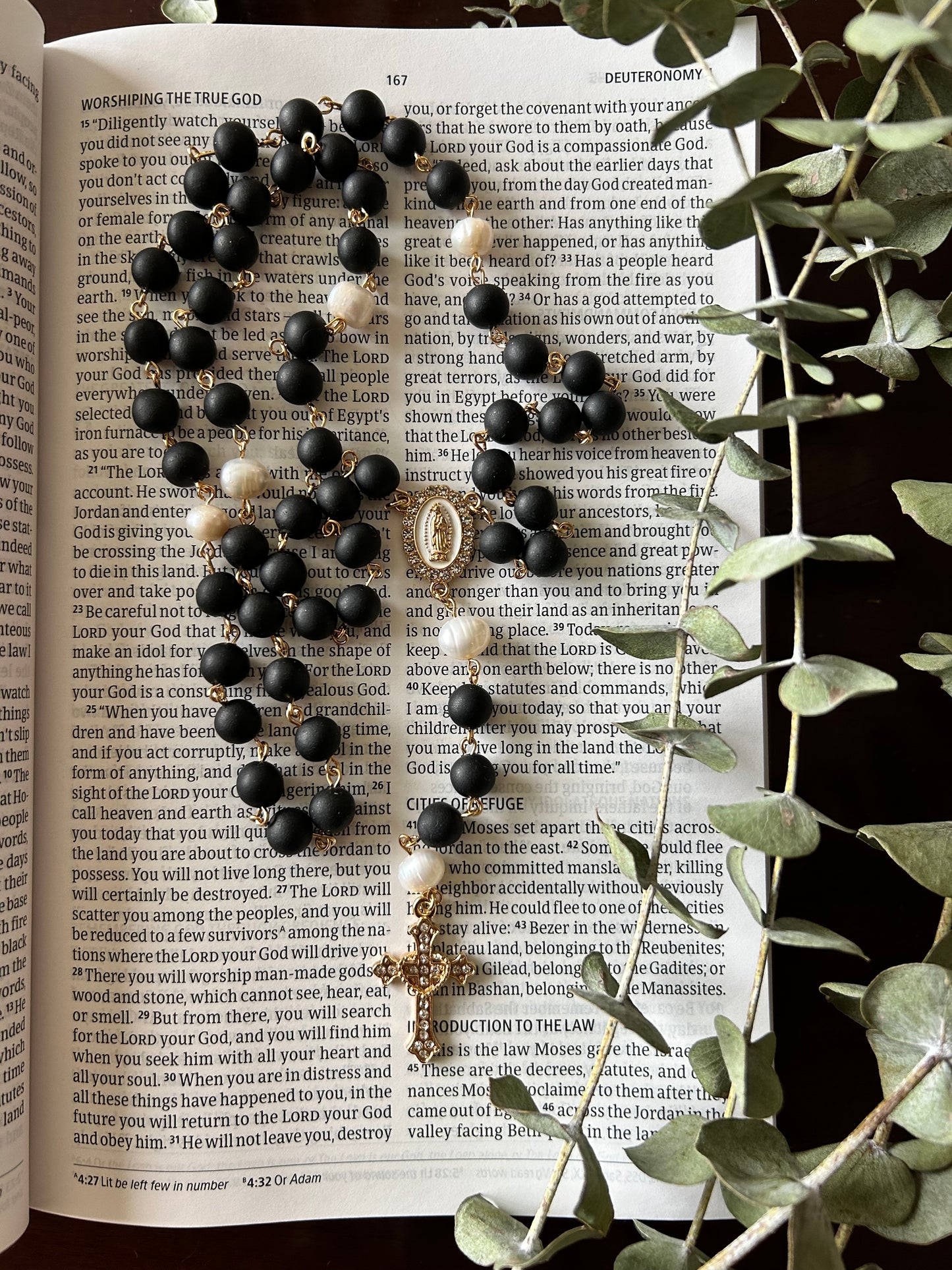 Black Clay Rosary