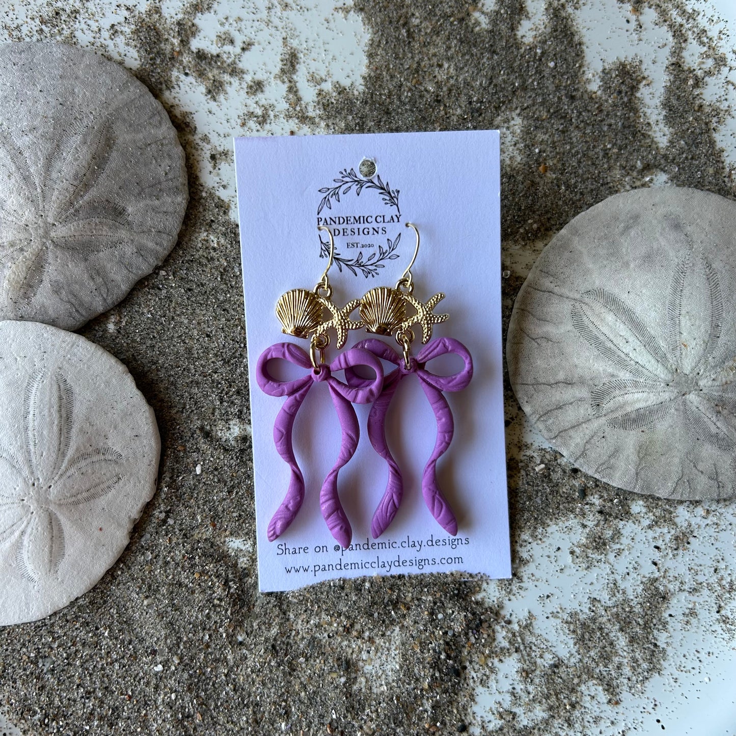 Purple Beach Bows