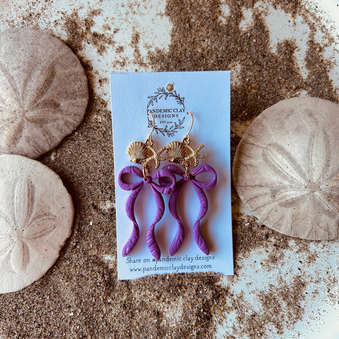 Purple Beach Bows