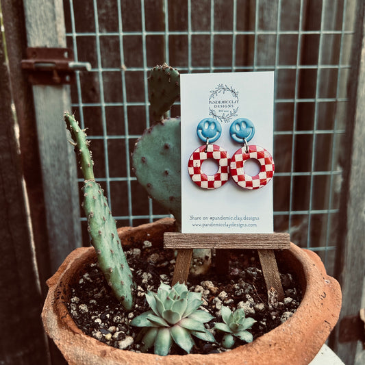 Checkered Smiley Face