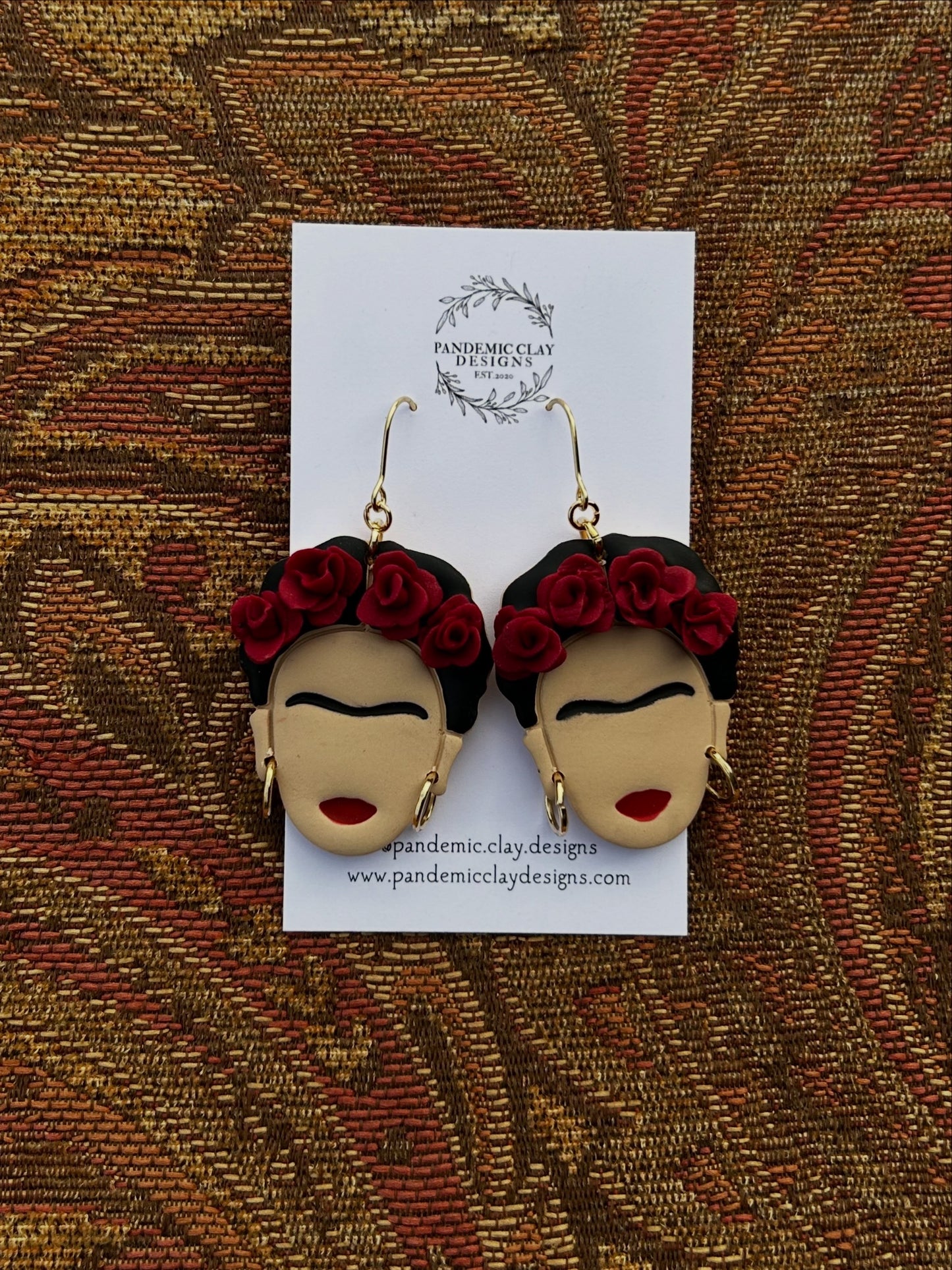 Red Floral Frida